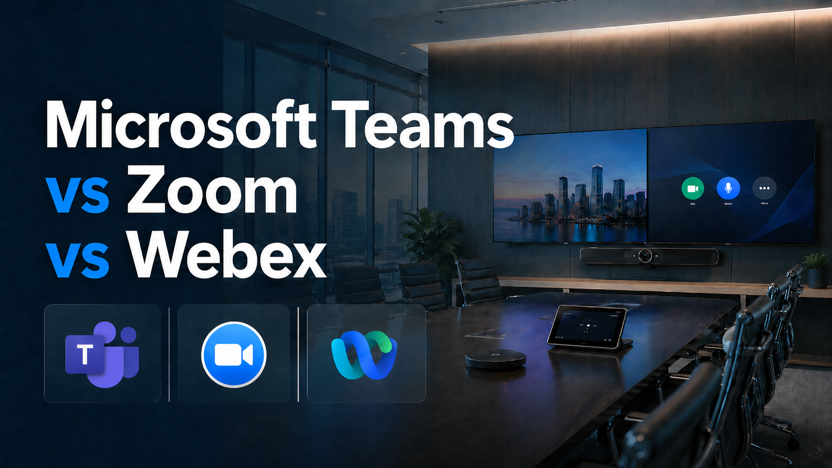 Microsoft Teams vs Zoom vs Webex