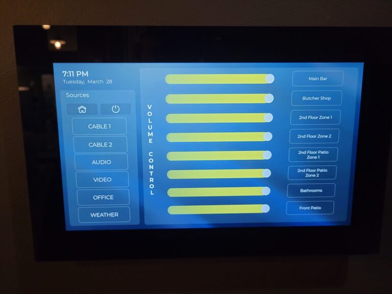 Commercial interactive touch screen installation by Alanson Media